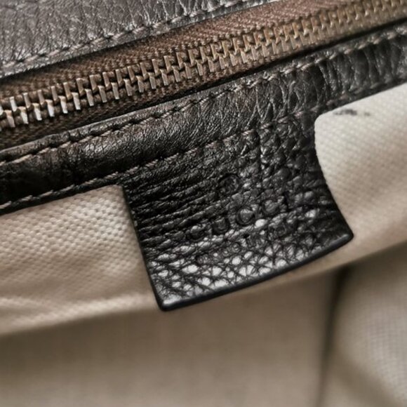 FLASH SALE!  Gucci Handbag Leather Bronze Gold Hardware GG 2Way Shoulder Bag - Picture 9 of 12